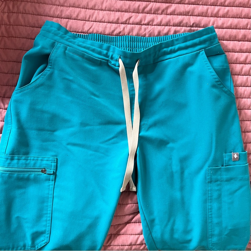 Teal Figs scrub pants
